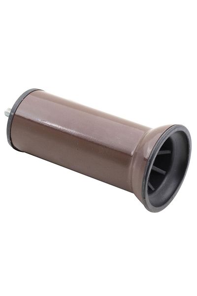 Badem10 Picioare din metal maro M8 - Picioare de ridicare pentru canapea cu dinți fini, 12 cm * 8 buc.