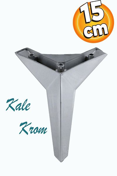 Badem10 Castle Furniture Sofa Coffee Table Tv Unit Seat Leg 15 cm Chrome Color Base Legs