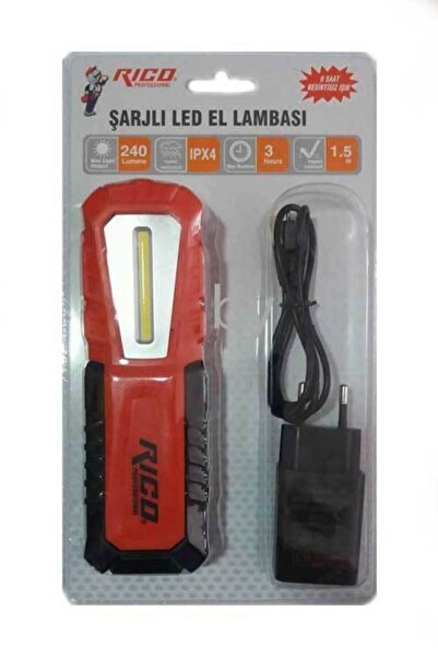 Rico Rıco Usb Şarjlı Led El Lambası Mıknatıslı Rc0037
