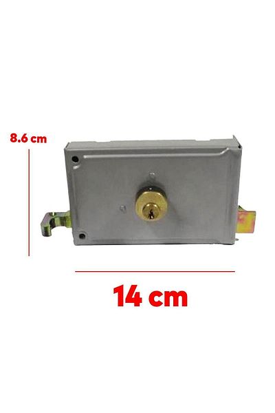 Badem10 Steel Door Exterior Door Garden Door Cylinder Trawl Lock Body Lock Left Opening Door ST-14