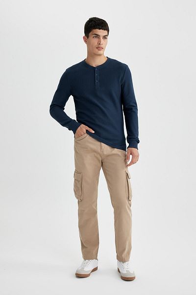 DeFacto Straight Cut Regular Waist Tube Leg Trousers - Tycpd4oxvn169827480335598