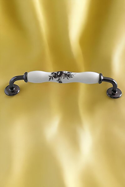 Badem10 Petra (PREMIUM) Porțelan Alb Afumat 160 Mm Mobilier Bucătărie Sertar Dulap Capac Mâner Mâner