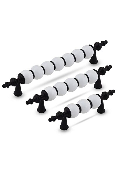 TREND KULP Siyah 128 Mm Boncuk Dolap Çekmece Mobilya Kulpları