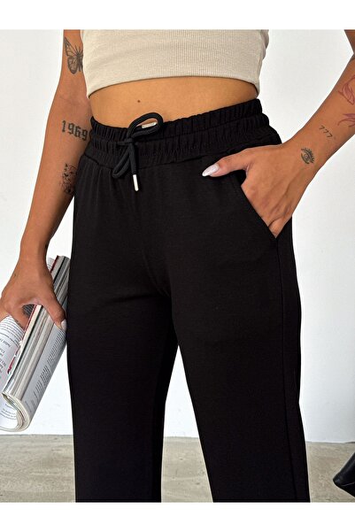 Noa Noa Women's Jogger Sweatpants - Modal Fabric, Elastic Basic Model