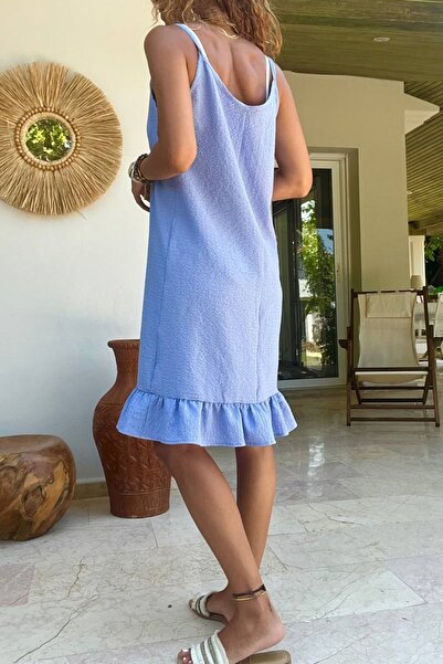 Güneşkızı Дитяче м'яке плаття з воланами - на бретельках BST3653