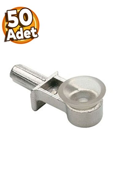 Badem10 Raf Pimi Vantuzlu Cam Ahşap Metal Raf Tutucu Çivisi Mobilya Dolap Pim...