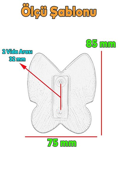 Badem10 Mobilier pentru camera bebelusului Kelebek - Sertar pentru bucatarie, plastic mat si maner verde 32 mm