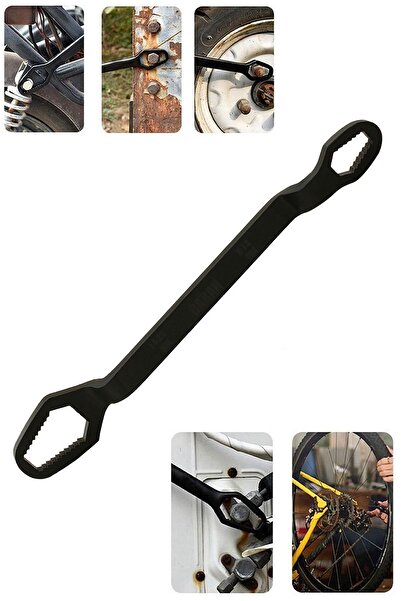 Badem10 مفتاح ربط عالمي مزدوج الشفرة متعدد الأغراض من الفولاذ توركس بسقاطة 8-...