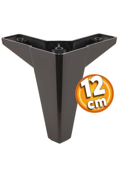 Badem10 Set de 20 de mobilier de lux din cedru Fotoliu Canapea Unitate TV Suport picior 12 cm Picioare negre