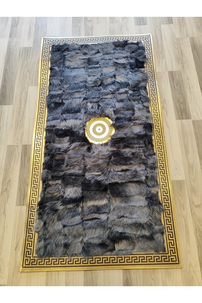 KuzeyCarpet antrasit renkli toskana  halı
