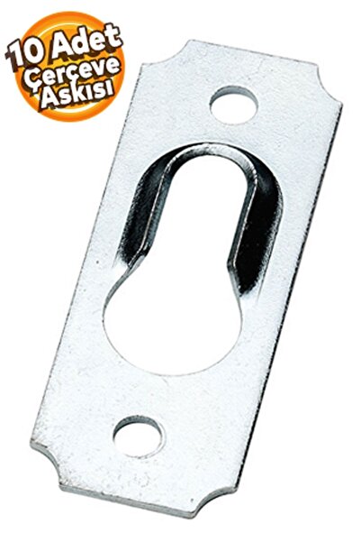 Badem10 Tablo Çerçeve Askısı Bombeli Çerçeve Takma Aparatı 10 Adet