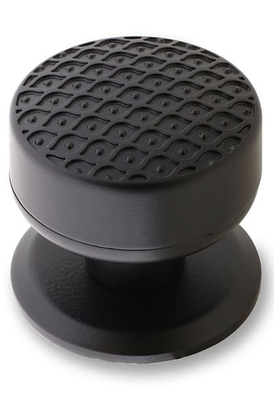 Badem10 Kestila Mâner Buton Mâner Metal Mallet Negru Mat - Mâner Ușă
