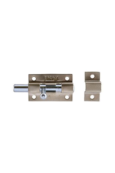 Badem10 Small Mavzer Deadbolt Sliding Latch Lock Satin 25x40 mm Door Window Safety Lock Metal