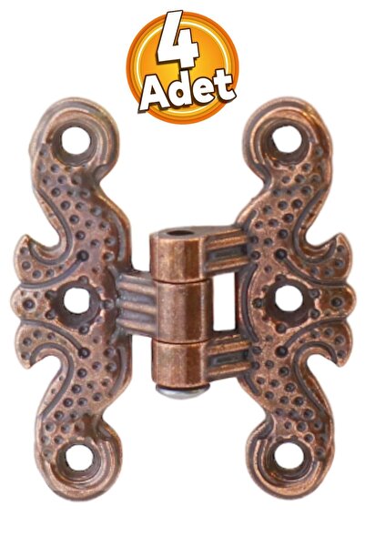 Badem10 Mobilya Dolap Kapak Hobi Menteşesi Metal Kelebek Menteşe Antik Bakır ...