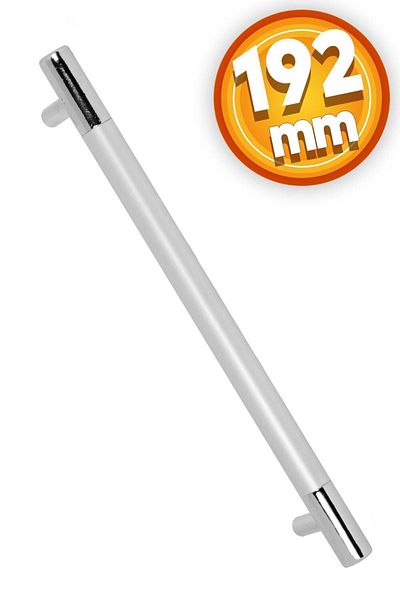 Badem10 Hitit Cabinet-Cabinet Capak Kulb (192Mm-19.2Cm) Matte Chrome Handle Kitchen Drawer