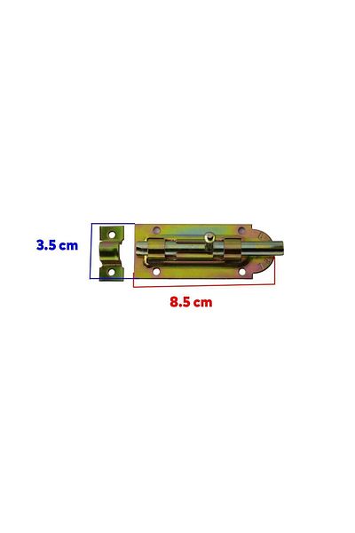 Badem10 Mavzer Sliding رقم: 4 قفل كادميوم 35x85 مم نافذة الباب قفل أمان مزلاج