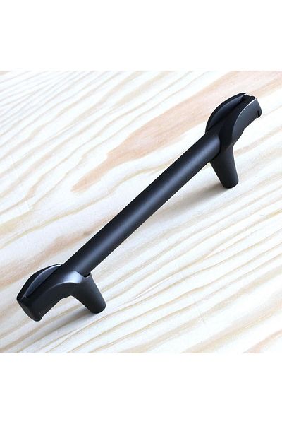 Badem10 Metal negru mat Prade (PREMIUM) 64 mm Sertar de bucătărie din metal negru mat Club