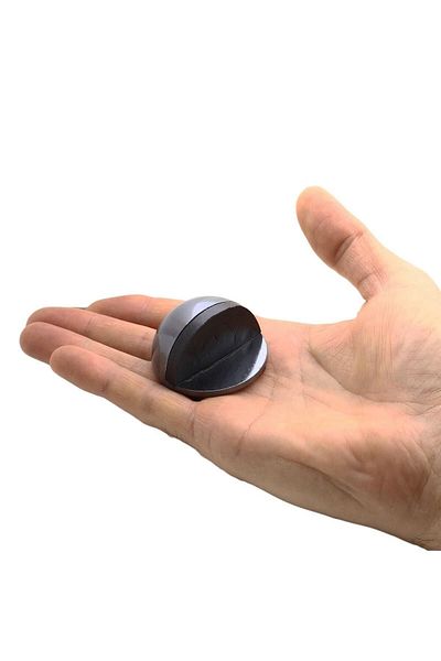 Badem10 Half Moon Adeziv Mâner Ușă Opritor Tampon Metal Ușă Opritor Suport Suport Satine Afumat