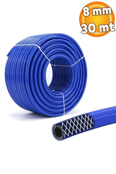 Badem10 30 Metre Çelik Kompresör Thermo Hava Hortumu 8 Mm Hortum