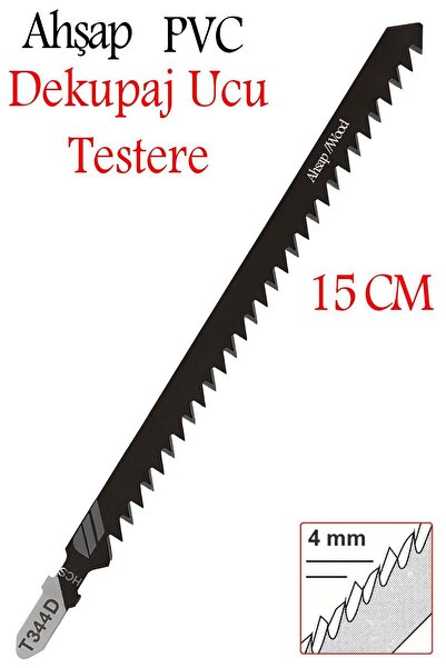 Badem10 Ahşap Kesim Dekupaj Testere Bıçağı Bıçak T344D