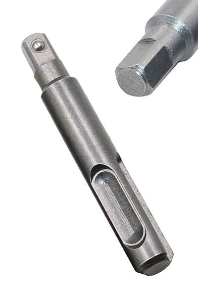 Nt Tools 3/8" Sds Shank Socket Adapter 65 Mm Steel Drill Bit (NCSLA38)