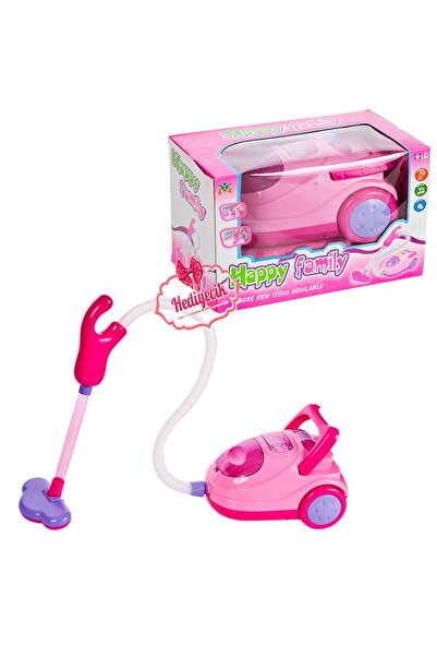 Can Ali Toys Oyuncak Pilli Elektrikli Süpürge Makinesi Fonksiyonlu Gerçek Görünüm Ses Efektli