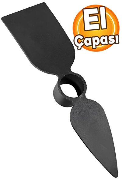 Badem10 Metal Çapa El Bahçe Çapası Çift Taraflı Hobi Çapası 26 Cm Demir Döküm