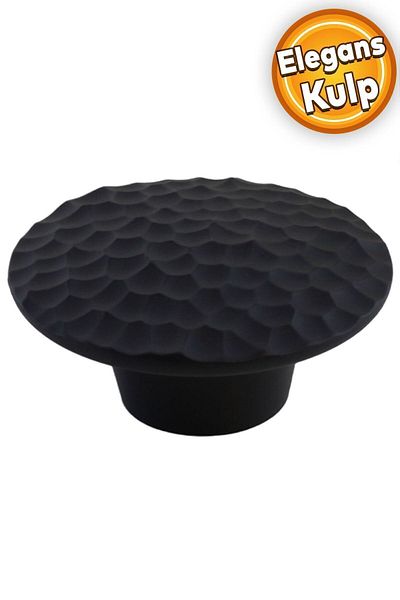 Badem10 Elegans Black Plastic Matte Club - Capac dulap sertar bucătărie