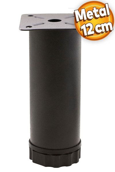 Badem10 Black Maple - Mobilier reglabil Canapea și Fotoliu Baza Booster, Picioare Metalice 12 Cm