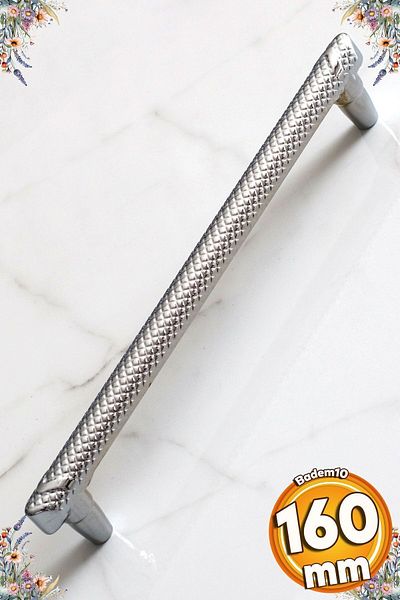 Badem10 Decor 160 mm Chrome Metal Handle Furniture Kitchen Drawer Cabinet Wardrobe Door Handles Handle Handle 16 cm