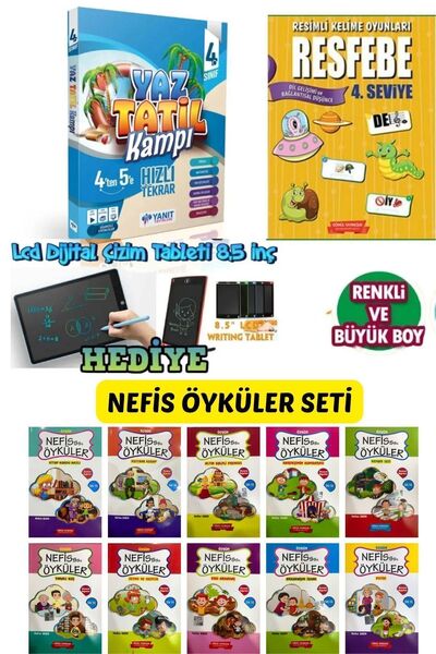Yanıt Yayınları Yanıt 4. Sınıf Yaz Tatil Seti - 4 .sınıftan 5. Sınıfa Hazırlı...