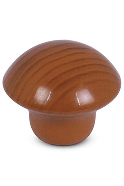 Badem10 Buton ciupercă Mobilier Bucătărie Sertar Dulap Dulap Mâner Mâner Mânere Metal Culoare Nuci 10 buc
