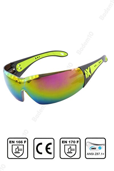 Badem10 İş Güvenlik Güvenliği Gözlüğü Kaynak Gözlüğü Lazer Uv Koruyucu Toz Gö...