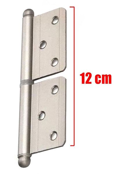 Badem10 Balama Ușă Cerman fără direcție Satinată 12 Cm