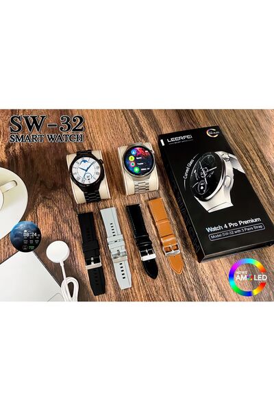 ZELMOBİLE LEERFEİ SW-32 Android İOS HarmonyOS Uyumlu Erkek Akıllı Saati
