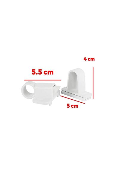 Badem10 Pimapen PVC 2-Piece Apparatus Set - Fly Screen Closure, Crash Lock and Practical Holder