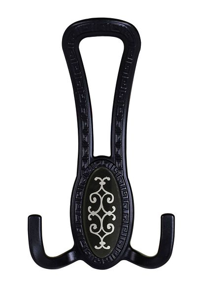 Badem10 Seçil Coat Rack Cloakroom Wall Hanger Wardrobe Clothes Hanger Matte Black Hanger