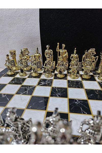 GİTTİGİTTİ Collection Chess Set with Table 37*37 Cm 114 6
