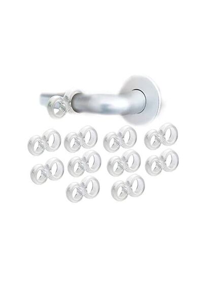 HMO Dizayn مصد مقبض الباب 10 قطع سدادة باب من السيليكون سدادة مقبض النافذة