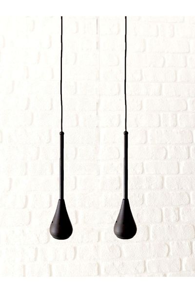 RETRO NOW Pear Pendant Lamp Led Tube Pendant Lighting Chandelier Set of 2