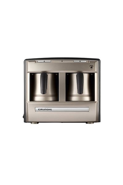 Grundig Tcm 6730 Cream Gold Double Automatic Turkish Coffee Machine