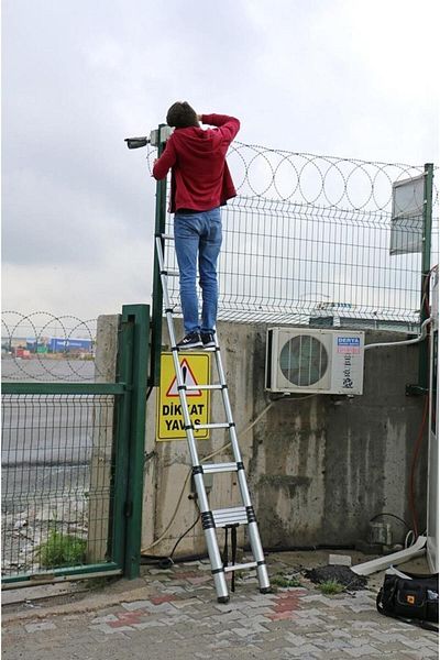 Ebax Telescopic Ladder 13 Steps 3.8 Mt