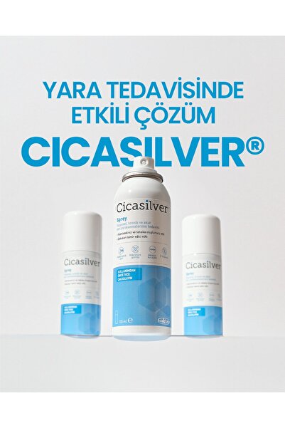 CicaSilver Gümüşlü Yara Bakım Spreyi 125 ml./ 1 Adet