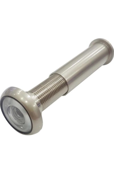 Nobel 555 Door Scope Steel Wood Clear Image Adjustable Nickel Satin 50-75mm