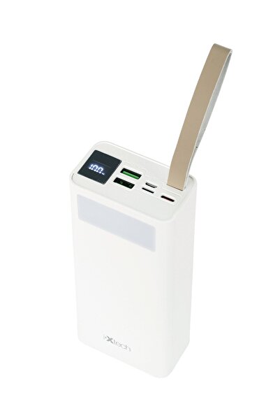 İXTECH 30.000 Mah El Fenerli Powerbank Cihazı Beyaz