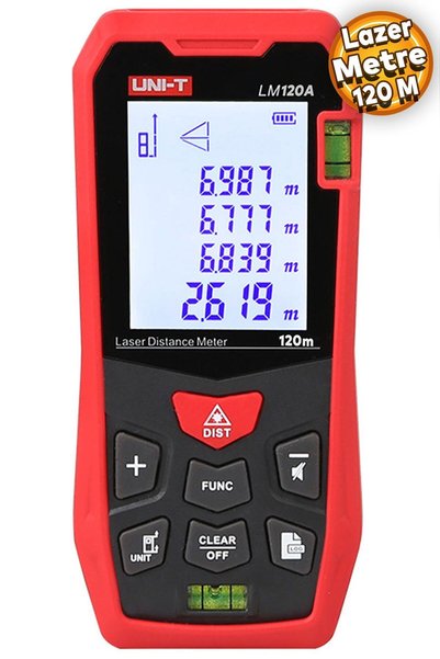 Unit Uni-t Lm120a Lazer Metre 120 M Lazer Mesafe Ölçer