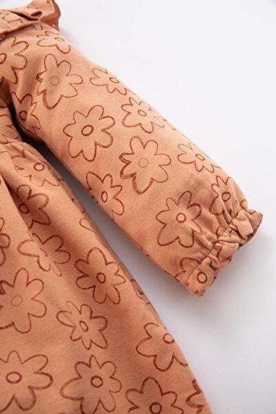 DeFacto Long Sleeve Floral Patterned Baby Girl Dress - B2291a523wn