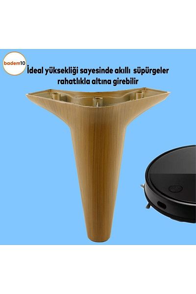 Badem10 Mobilier de lux Aspen - Canapea cu picioare din nuc închis de 15 cm, fotoliu și unitate TV