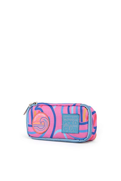 Cambridge Polo Club Wave Unisex Kids Pencil Bag - Single Compartment