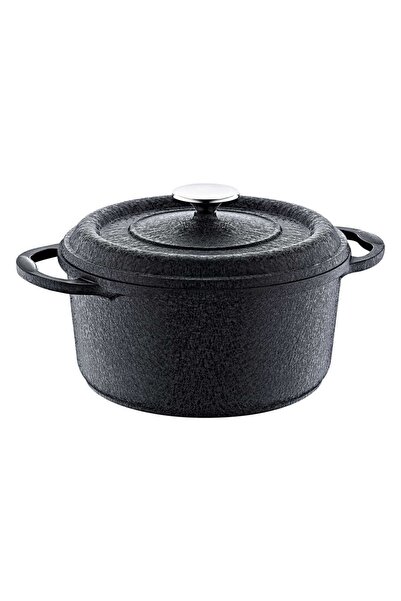 OMS Quartz Prime 3050 7 Piece Set - Biogranite Cast Pot Black Body Platinum Detailed